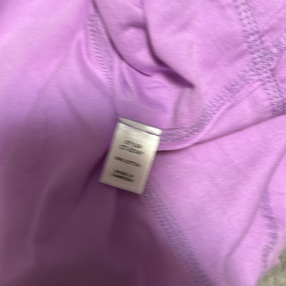 Zenana Top Dark Lavender 1/4 Button down Short Sleeves NWOT - Picture 9 of 10